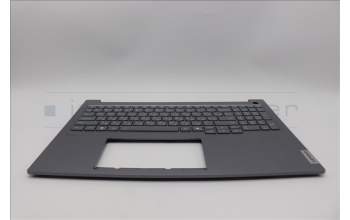 Lenovo 5CB1P85714 C-Cover with keyboard, Russian, Luna Grey, FingerPrint, US