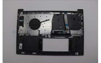 Lenovo 5CB1P85715 C-Cover with keyboard, Slovenian, Luna Grey, FingerPrint, UK