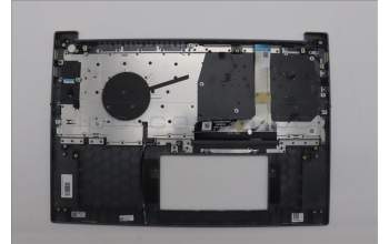 Lenovo 5CB1P85716 C-Cover with keyboard, Spanish LA, Luna Grey, FingerPrint, UK