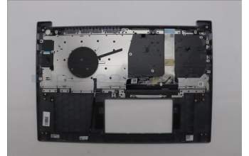 Lenovo 5CB1P85717 C-Cover with keyboard, Switzerland, Luna Grey, FingerPrint, UK