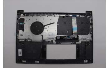 Lenovo 5CB1P85722 C-Cover with keyboard, Ukraine, Luna Grey, FingerPrint, US