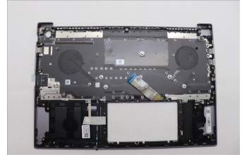 Lenovo 5CB1P85733 C-Cover with keyboard, German, Luna Grey, Backlight, UK