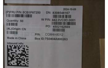 Lenovo 5CB1P87250 Hinge Cover W 83J2 PB