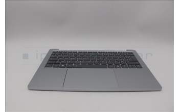 Lenovo 5CB1P88224 C-Cover with keyboard, French, Cloud Grey, Backlight, US