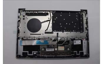 Lenovo 5CB1P89838 C-Cover with keyboard, Italian, Cloud Grey, Backlight, UK