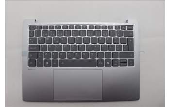 Lenovo 5CB1P89843 C-Cover with keyboard, Portuguese, Cloud Grey, Backlight, UK