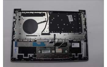 Lenovo 5CB1P89846 C-Cover with keyboard, Spanish, Cloud Grey, Backlight, UK