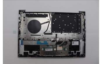 Lenovo 5CB1P89847 C-Cover with keyboard, Switzerland, Cloud Grey, Backlight, UK