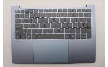 Lenovo 5CB1P89857 C-Cover with keyboard, Czech Slovakian, Polar Blue, Backlight, UK