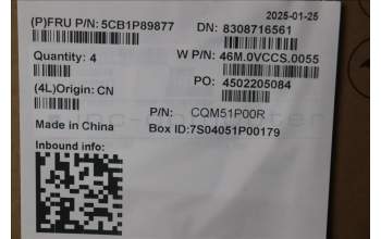 Lenovo 5CB1P89877 C-Cover with keyboard, Switzerland, Polar Blue, Backlight, UK