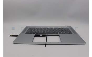 Lenovo 5CB1Q27715 C-Cover with keyboard, English, Cloud Grey, Backlight, US