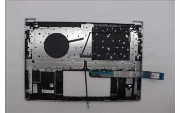 Lenovo 5CB1Q27717 C-Cover with keyboard, French, Cloud Grey, Backlight, US