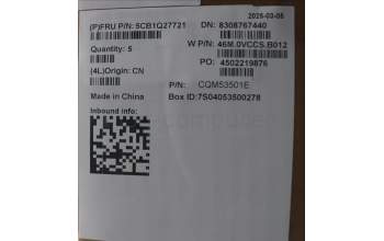 Lenovo 5CB1Q27721 C-Cover with keyboard, Greek, Cloud Grey, Backlight, US