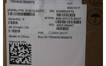 Lenovo 5CB1Q32377 Tastatur inkl. Topcase ASM_THAI W83J3 CG BL