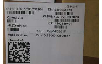 Lenovo 5CB1Q32404 C-Cover with keyboard, Spanish, Cloud Grey, UK