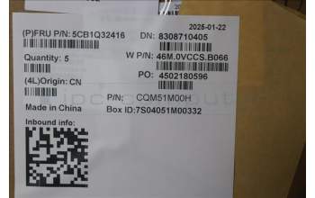 Lenovo 5CB1Q32416 Tastatur inkl. Topcase ASM_ENG W83J3 SG BL