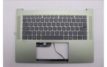 Lenovo 5CB1Q32417 C-Cover with keyboard, US English Euro, Storm Grey, Backlight, US
