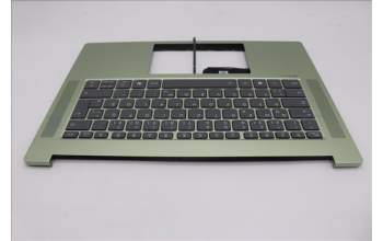 Lenovo 5CB1Q32421 C-Cover with keyboard, German, Storm Grey, Backlight, UK