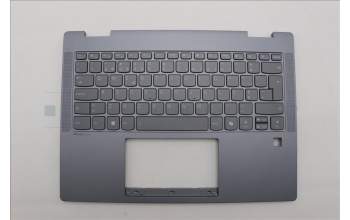 Lenovo 5CB1Q43232 C-Cover with keyboard, Portuguese, Luna Grey, Fingerprint, UK