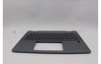 Lenovo 5CB1Q43238 C-Cover with keyboard, French, Luna Grey, Fingerprint, US