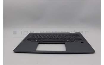 Lenovo 5CB1Q43243 C-Cover with keyboard, Greek, Luna Grey, Fingerprint, US