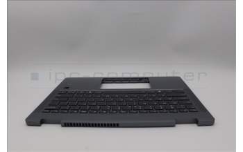 Lenovo 5CB1Q43251 C-Cover with keyboard, US English Euro, Luna Grey, Fingerprint, US