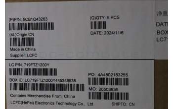 Lenovo 5CB1Q43263 Tastatur inkl. Topcase ASM_CZE/SLK L 83LKLG BL