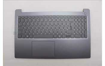 Lenovo 5CB1Q43276 C-Cover with keyboard, Italian, Luna Grey, Backlight, UK
