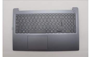Lenovo 5CB1Q43284 C-Cover with keyboard, Spanish, Luna Grey, Backlight, UK
