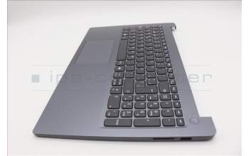 Lenovo 5CB1Q43293 C-Cover with keyboard, Spanish, Luna Grey, Non-Backlight, UK