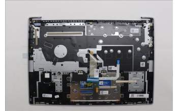 Lenovo 5CB1Q43348 C-Cover with AI keyboard, Belgian, Cloud Grey, Backlight, Fingerprint, UK