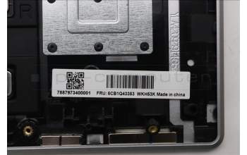 Lenovo 5CB1Q43353 C-Cover with AI keyboard, Czech Slovakian, Cloud Grey, Backlight, Fingerprint, UK