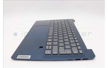 Lenovo 5CB1Q44885 C-Cover with AI keyboard, German, Abyss Blue, Backlight, Fingerprint, UK
