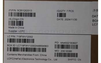 Lenovo 5CB1Q52013 A-Cover, 83K0, Luna Grey, AL