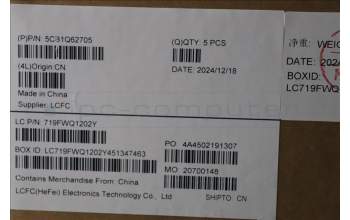 Lenovo 5CB1Q62705 Tastatur inkl. Topcase ASM_ENG L 83K0LG BL