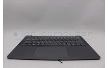 Lenovo 5CB1Q64057 C-Cover with keyboard, Bulgarian, Luna Grey, Backlight, UK