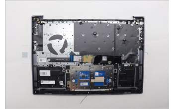 Lenovo 5CB1Q64065 C-Cover with keyboard, Greek, Luna Grey, Backlight, US