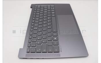 Lenovo 5CB1Q64069 C-Cover with keyboard, Italian, Luna Grey, Backlight, UK