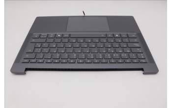 Lenovo 5CB1Q64077 C-Cover with keyboard, Spanish, Luna Grey, Backlight, UK