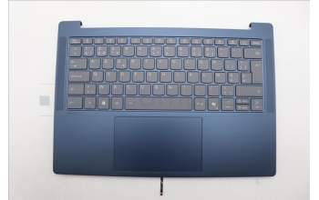 Lenovo 5CB1Q64115 C-Cover with keyboard, Belgian, Cosmic Blue, Backlight, UK