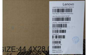 Lenovo 5CB1Q64127 C-Cover with keyboard, Hungarian, Cosmic Blue, Backlight, UK