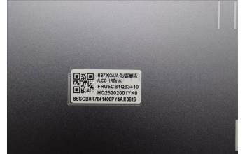Lenovo 5CB1Q83410 A-Cover, 83J0, Luna Grey, LCD_IR