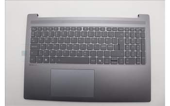 Lenovo 5CB1R07748 C-Cover with keyboard, Nordic, Luna Grey, Backlight, 3CELL, UK