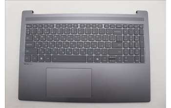 Lenovo 5CB1R07758 C-Cover with keyboard, Ukraine, Luna Grey, Backlight, 3CELL, US