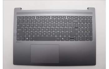 Lenovo 5CB1R07765 C-Cover with keyboard, US English Euro, Luna Grey, Non-Backlight, 3CELL, US