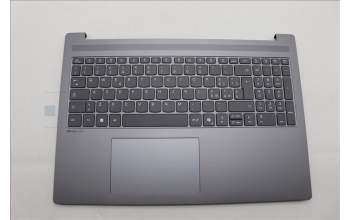 Lenovo 5CB1R07774 C-Cover with keyboard, Italian, Luna Grey, Non-Backlight, 3CELL, UK