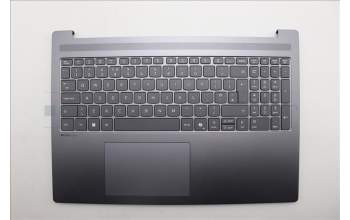 Lenovo 5CB1R07787 C-Cover with keyboard, UK English, Luna Grey, Non-Backlight, 3CELL, UK