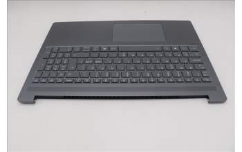 Lenovo 5CB1R07808 C-Cover with keyboard, Nordic, Luna Grey, Backlight, 4CELL, UK