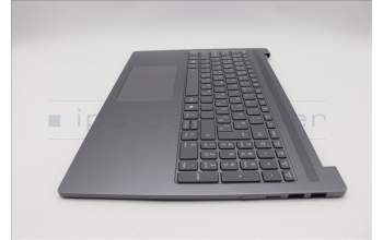 Lenovo 5CB1R07811 C-Cover with keyboard, Slovenian, Luna Grey, Backlight, 4CELL, UK