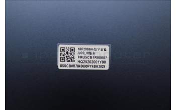 Lenovo 5CB1R08087 A-Cover, 83J1, Cosmic Blue, LCD_IR